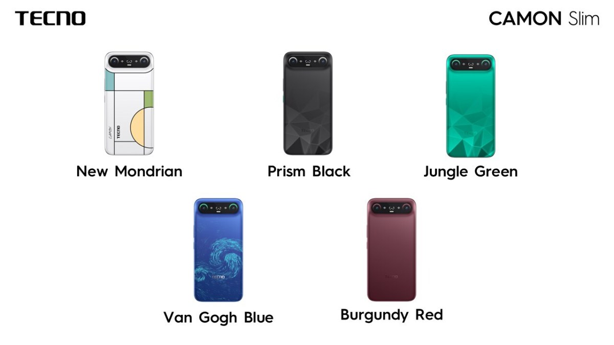 Tecno Camon Slim Meluncur, Tawarkan Desain Tipis dengan Sentuhan Artistik